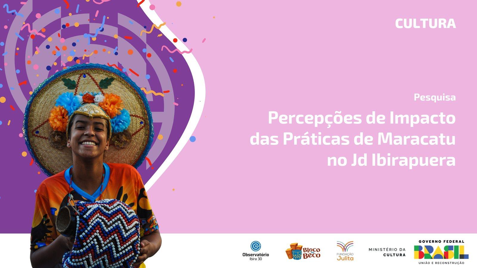 Capa da pesquisa Percepções de Impacto das Atividades de Maracatu no Jardim Ibirapuera