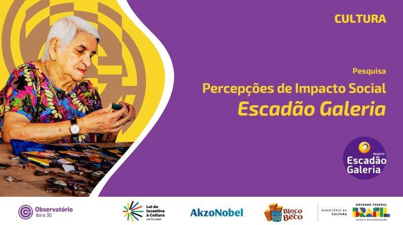 Capa da pesquisa Percepções de Impacto do Projeto Escadão Galeria